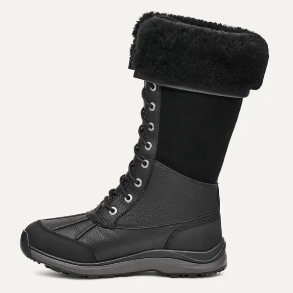 NIB UGG Adirondack III Tall Boot - black- women’s 9 - Picture 3 of 10
